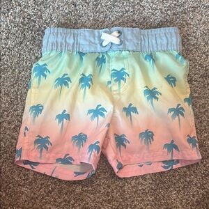 Kids Tropical Print Shorts